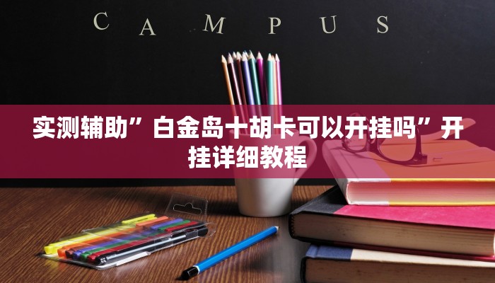 实测辅助”白金岛十胡卡可以开挂吗”开挂详细教程