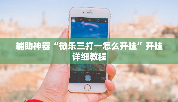 辅助神器“微乐三打一怎么开挂”开挂详细教程