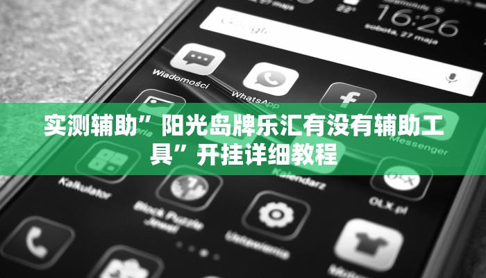 实测教程”新荣耀大厅辅助挂”(详细开挂教程)