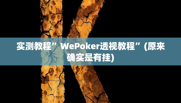 实测教程”情怀麻将挂怎么安装”(原来确实是有挂)