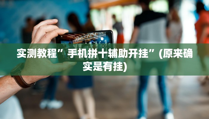 实测教程”手机拼十辅助开挂”(原来确实是有挂)