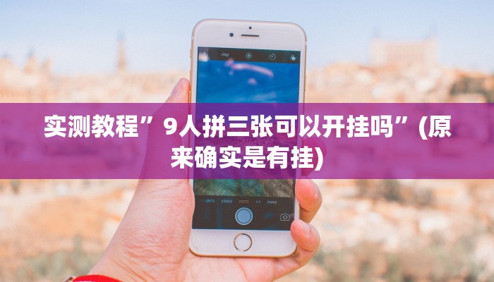 实测教程”微信群拼十到底有没有透视挂”(原来确实是有挂)