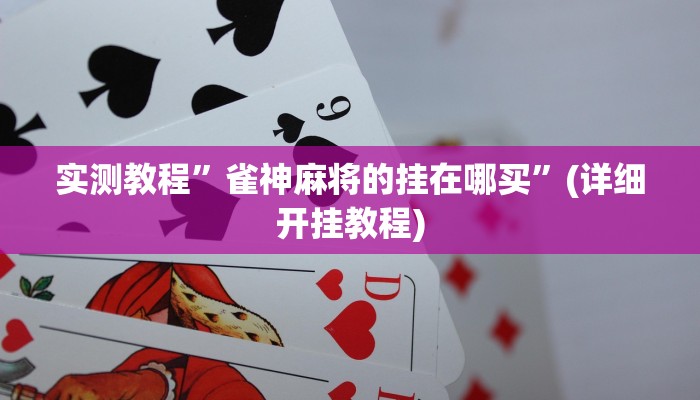 教程辅助!“德扑之星俱乐部德州透视挂”原来真可以开挂