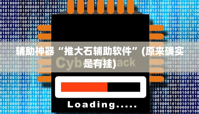 辅助神器“推大石辅助软件”(原来确实是有挂)