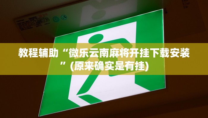 实测教程”腾讯欢乐麻将辅助开挂”(原来确实是有挂)