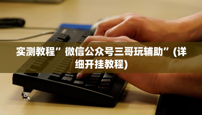 实测教程”微信公众号三哥玩辅助”(详细开挂教程)