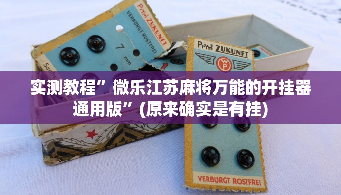 实测教程”微乐江苏麻将万能的开挂器通用版”(原来确实是有挂)