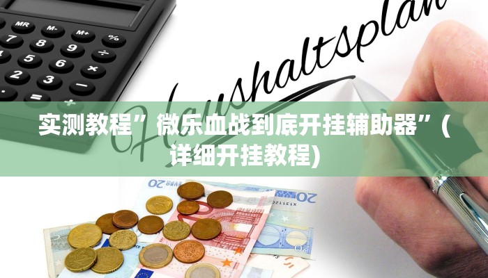 实测教程”微乐血战到底开挂辅助器”(详细开挂教程)