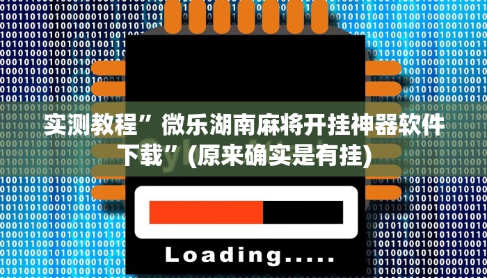 实测辅助”天天监利麻将开挂教程”(原来确实是有挂)