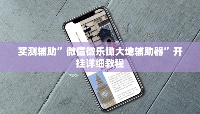 实测辅助”微信微乐锄大地辅助器”开挂详细教程