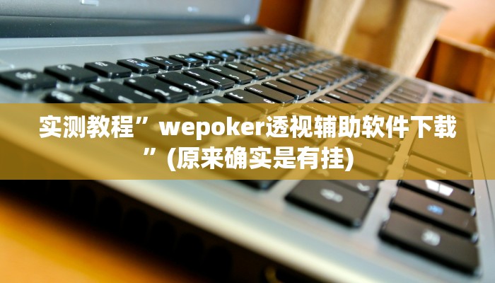 实测教程”wepoker透视辅助软件下载”(原来确实是有挂)
