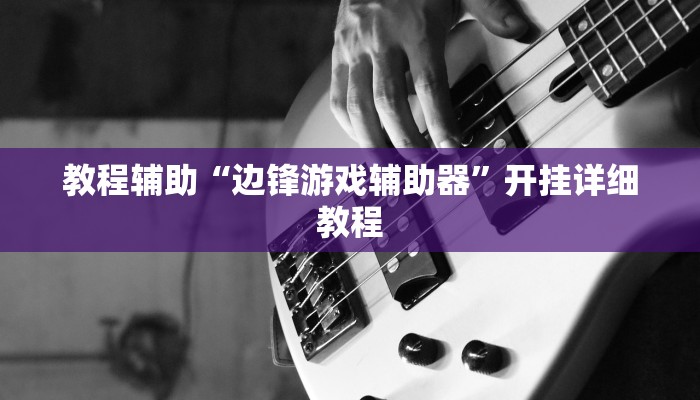 教程辅助“边锋游戏辅助器”开挂详细教程