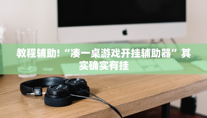 教程辅助!“凑一桌游戏开挂辅助器”其实确实有挂
