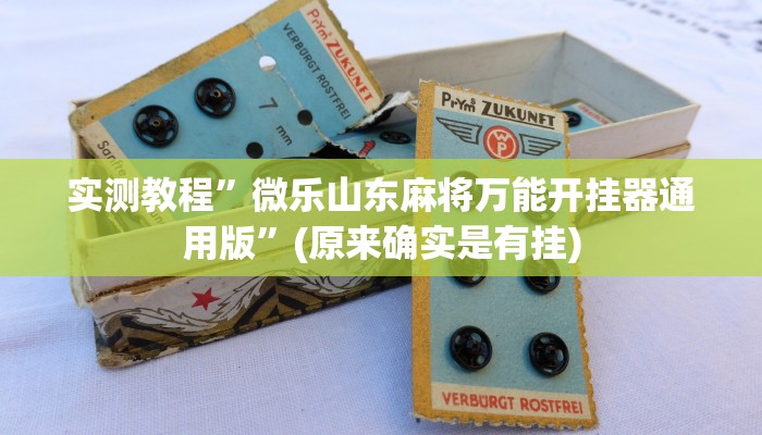 实测教程”微乐山东麻将万能开挂器通用版”(原来确实是有挂)