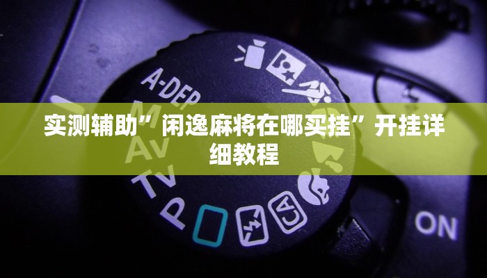 实测辅助”闲逸麻将在哪买挂”开挂详细教程