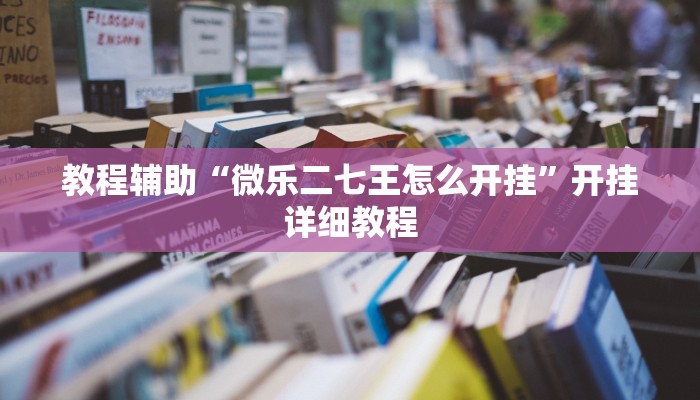 教程辅助“微乐二七王怎么开挂”开挂详细教程