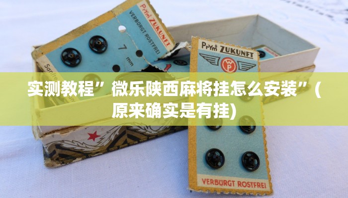实测教程”微乐陕西麻将挂怎么安装”(原来确实是有挂)