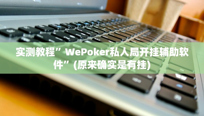 实测教程”WePoker私人局开挂辅助软件”(原来确实是有挂)