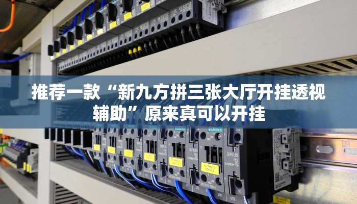 推荐一款“新九方拼三张大厅开挂透视辅助”原来真可以开挂