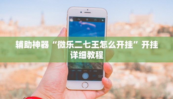 辅助神器“微乐二七王怎么开挂”开挂详细教程