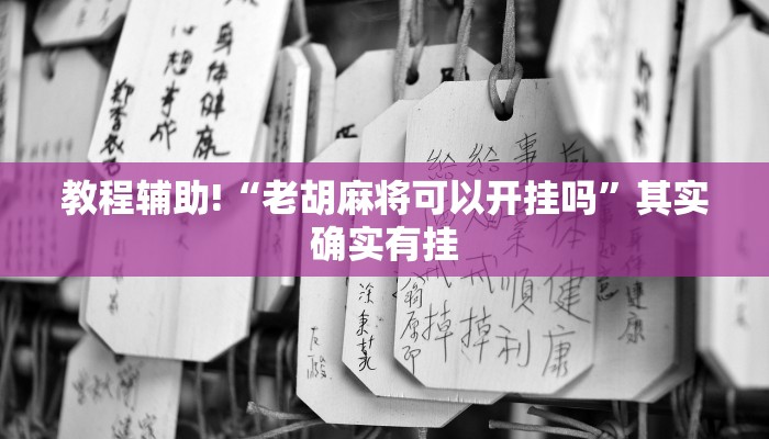 实测教程”决胜麻将开挂方法”(原来确实是有挂)