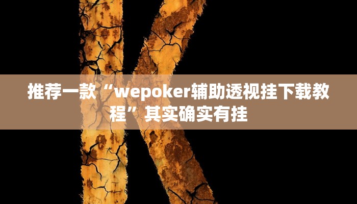 实测教程”hhpoker透视真的吗”(原来确实是有挂)