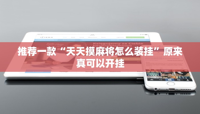 推荐一款“天天摸麻将怎么装挂”原来真可以开挂