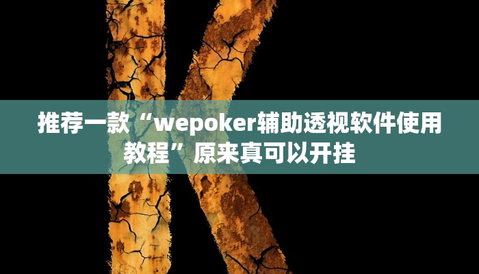实测教程”wepoker透视挂究竟是真的假的”(原来确实是有挂)