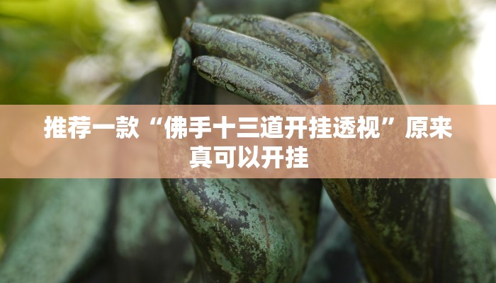 推荐一款“佛手十三道开挂透视”原来真可以开挂