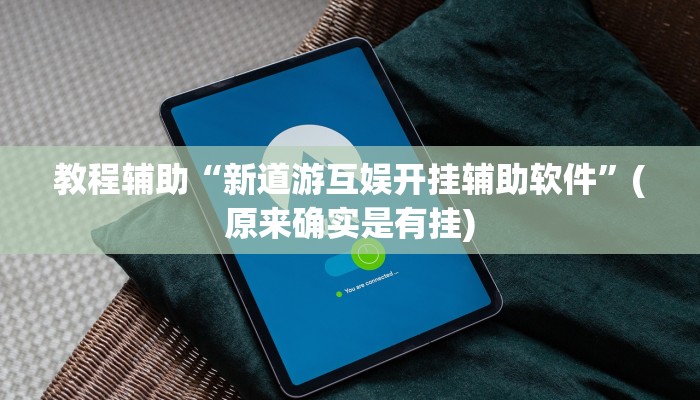 教程辅助“新道游互娱开挂辅助软件”(原来确实是有挂)