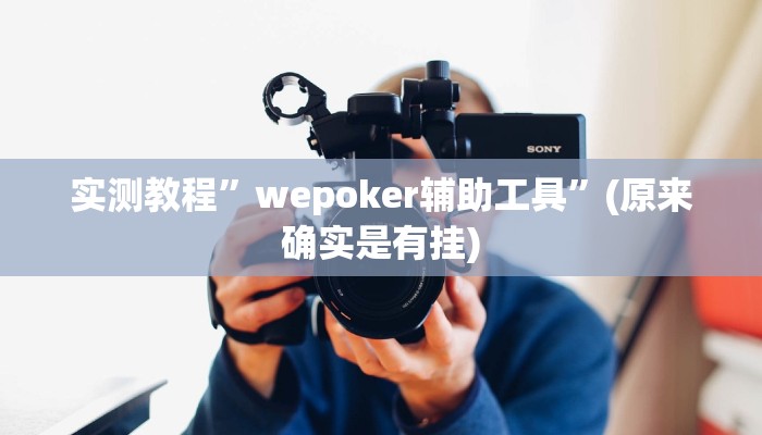 实测教程”wepoker辅助工具”(原来确实是有挂)