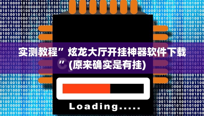 实测教程”炫龙大厅开挂神器软件下载”(原来确实是有挂)