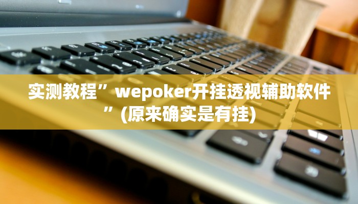 实测教程”wepoker开挂透视辅助软件”(原来确实是有挂)