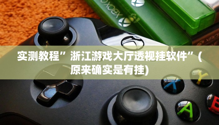 实测教程”浙江游戏大厅透视挂软件”(原来确实是有挂)