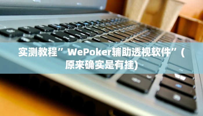 实测教程”WePoker辅助透视软件”(原来确实是有挂)