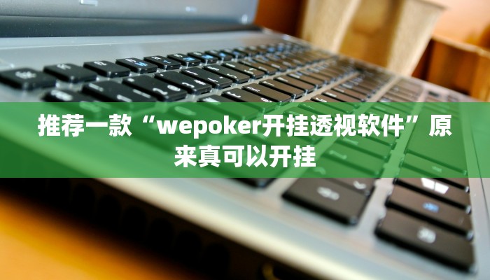 推荐一款“wepoker开挂透视软件”原来真可以开挂