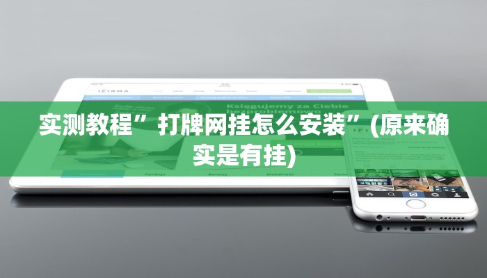 实测教程”打牌网挂怎么安装”(原来确实是有挂)