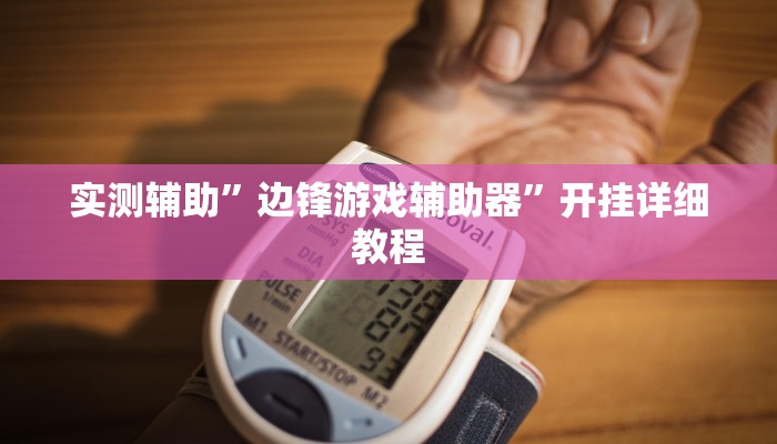 实测辅助”边锋游戏辅助器”开挂详细教程