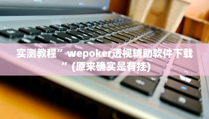 实测教程”wepoker透视辅助软件下载 ”(原来确实是有挂)