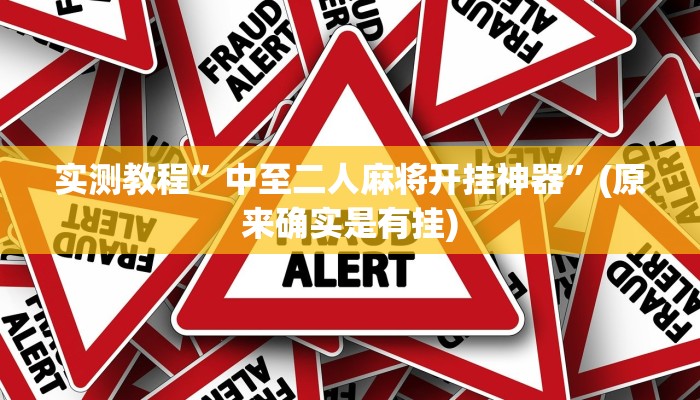 实测教程”中至二人麻将开挂神器”(原来确实是有挂)