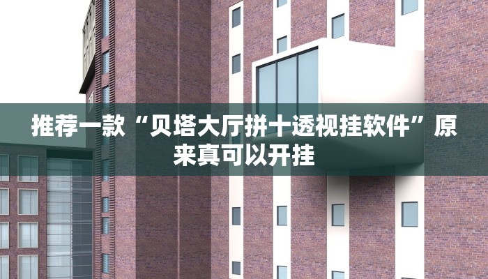 推荐一款“贝塔大厅拼十透视挂软件”原来真可以开挂