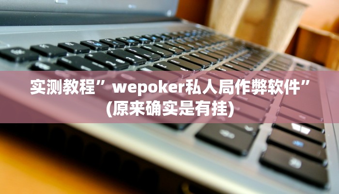 实测教程”wepoker私人局作弊软件”(原来确实是有挂)