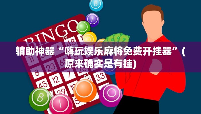 辅助神器“嗨玩娱乐麻将免费开挂器”(原来确实是有挂)