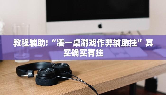 教程辅助!“凑一桌游戏作弊辅助挂”其实确实有挂