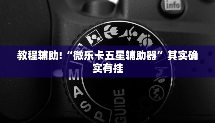 教程辅助!“微乐卡五星辅助器”其实确实有挂