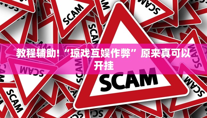 教程辅助!“琼戏互娱作弊”原来真可以开挂