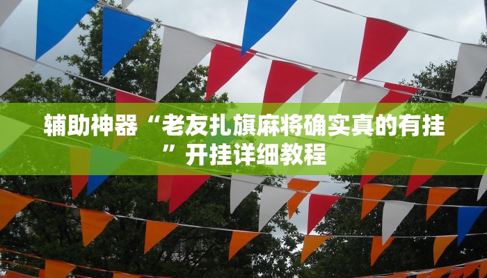辅助神器“老友扎旗麻将确实真的有挂”开挂详细教程