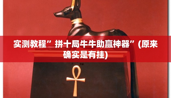 实测教程”拼十局牛牛助赢神器”(原来确实是有挂)