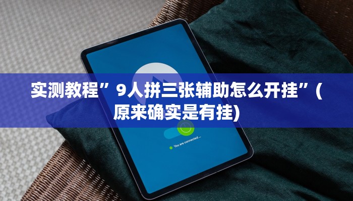实测教程”9人拼三张辅助怎么开挂”(原来确实是有挂)