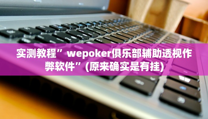实测教程”wepoker俱乐部辅助透视作弊软件”(原来确实是有挂)